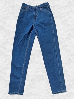 GAP Women's High-Rise Straight Leg Jeans - Dark Blue